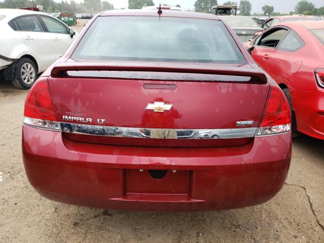 2G1WT57K991284177 - 2009 CHEVROLET IMPALA 1LT RED photo 6