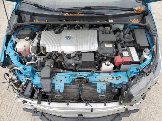 JTDKARFP2J3102740 - 2018 TOYOTA PRIUS PRIM 蓝色 照片 11