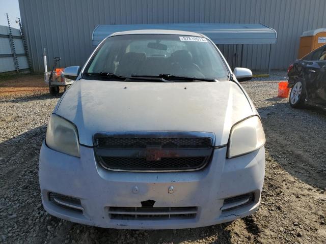 KL1TD56678B151144 - 2008 CHEVROLET AVEO BASE SILVER photo 5