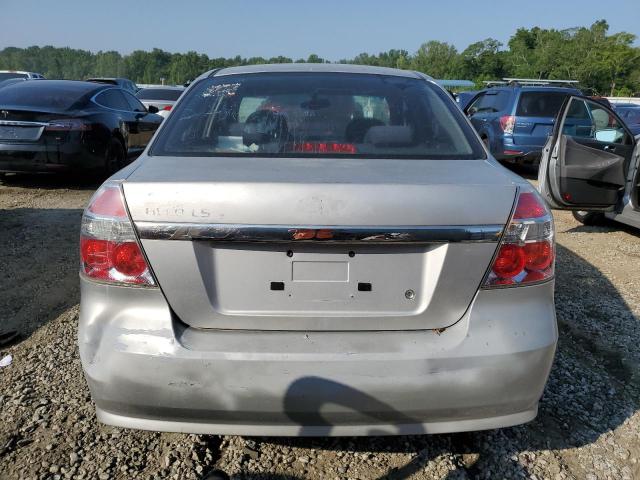 KL1TD56678B151144 - 2008 CHEVROLET AVEO BASE SILVER photo 6