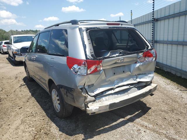 5TDZK23C67S086280 - 2007 TOYOTA SIENNA CE SILVER photo 2