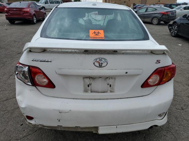 1NXBU4EE6AZ226459 - 2010 TOYOTA COROLLA BASE WHITE photo 6