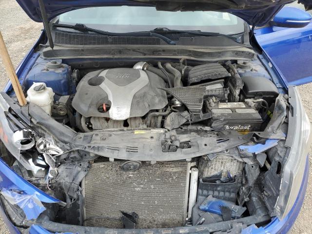 5XXGR4A63DG140174 - 2013 KIA OPTIMA SX BLUE photo 11