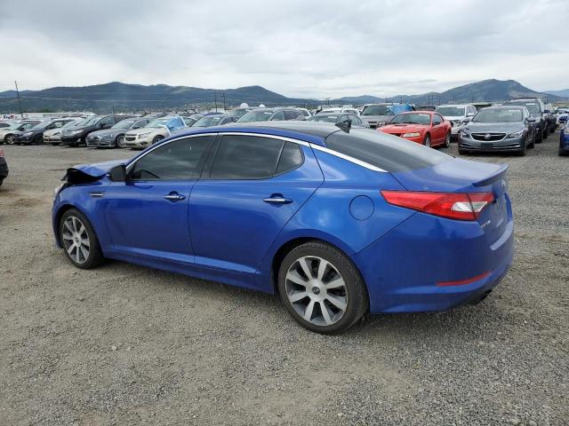 5XXGR4A63DG140174 - 2013 KIA OPTIMA SX BLUE photo 2