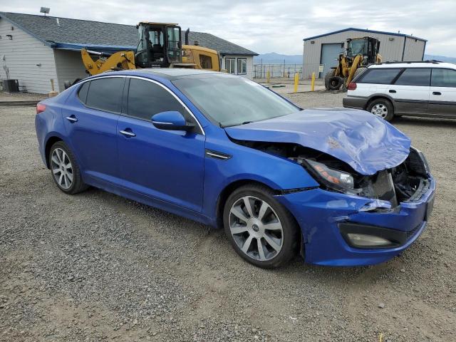 5XXGR4A63DG140174 - 2013 KIA OPTIMA SX BLUE photo 4