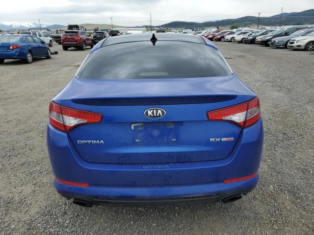 5XXGR4A63DG140174 - 2013 KIA OPTIMA SX BLUE photo 6