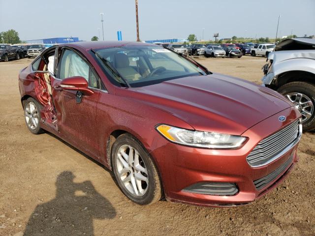 3FA6P0H7XER242797 - 2014 FORD FUSION SE RED photo 4