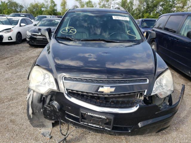 3GNAL3EK3DS579319 - 2013 CHEVROLET CAPTIVA LT BLACK photo 5