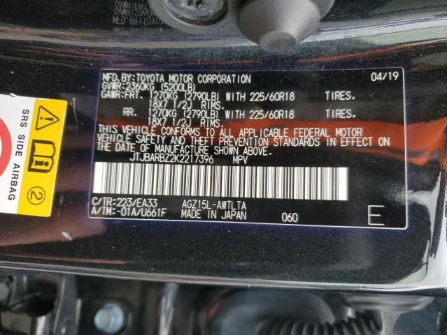 JTJBARBZ2K2217396 - 2019 LEXUS NX 300 BASE BLACK photo 13