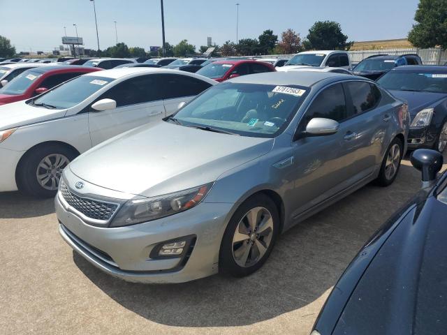 KNAGN4AD0F5091319 - 2015 KIA OPTIMA HYBRID BLUE photo 1