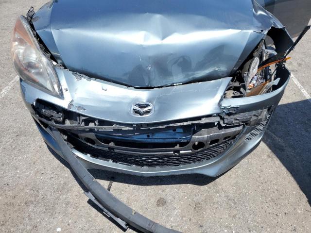 JM1BL1U85D1716477 - 2013 MAZDA 3 I BLUE photo 11