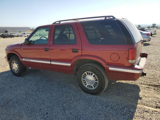 1GKDT13WXT2550205 - 1996 GMC JIMMY RED photo 2