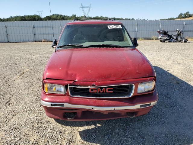 1GKDT13WXT2550205 - 1996 GMC JIMMY Қызыл фото 5