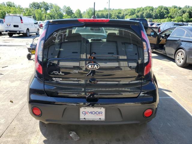 KNDJN2A22K7681628 - 2019 KIA SOUL BLACK photo 6