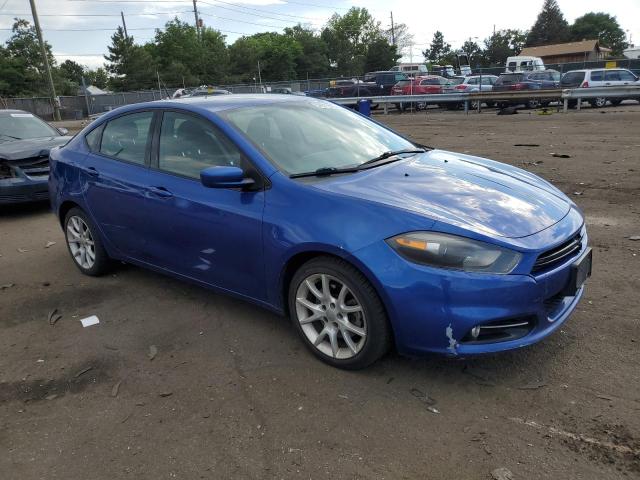 1C3CDFBA5DD289213 - 2013 DODGE DART SXT BLUE photo 4