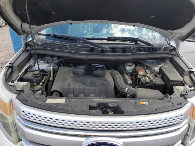 1FM5K7D98FGA27587 - 2015 FORD EXPLORER XLT თეთრი ფოტო 12