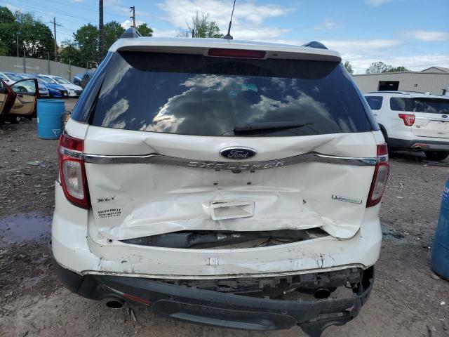 1FM5K7D98FGA27587 - 2015 FORD EXPLORER XLT თეთრი ფოტო 6