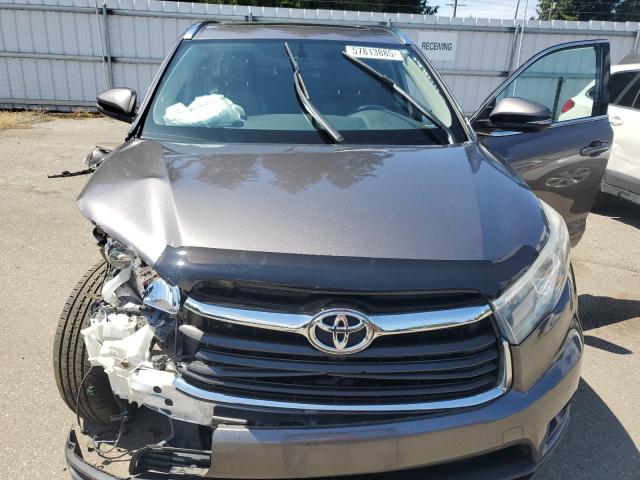 5TDJKRFH0GS261779 - 2016 TOYOTA HIGHLANDER XLE 灰色 照片 12