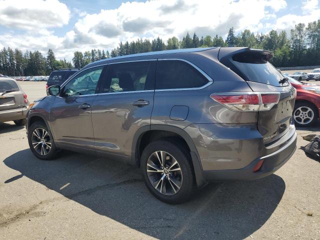 5TDJKRFH0GS261779 - 2016 TOYOTA HIGHLANDER XLE 灰色 照片 2