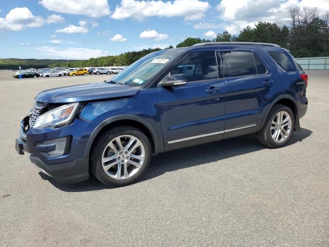 1FM5K8D84HGC82284 - 2017 FORD EXPLORER XLT BLUE photo 1