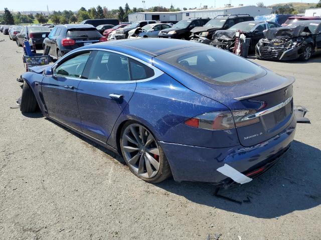 5YJSA1E47GF171847 - 2016 TESLA MODEL S Կապույտ լուսանկար 2