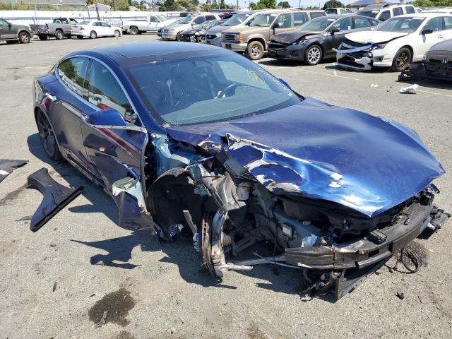 5YJSA1E47GF171847 - 2016 TESLA MODEL S Կապույտ լուսանկար 4