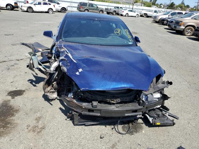 5YJSA1E47GF171847 - 2016 TESLA MODEL S Կապույտ լուսանկար 5
