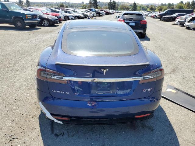 5YJSA1E47GF171847 - 2016 TESLA MODEL S Կապույտ լուսանկար 6