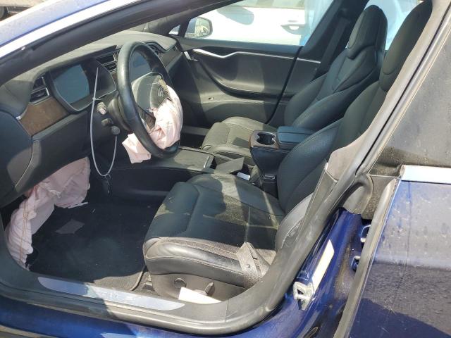 5YJSA1E47GF171847 - 2016 TESLA MODEL S Կապույտ լուսանկար 7