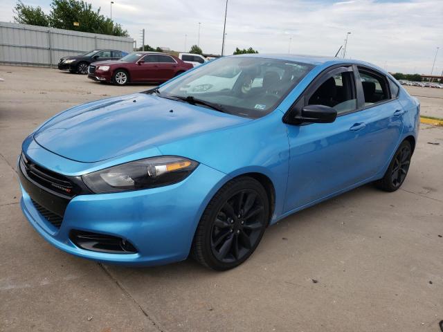 1C3CDFFA5GD817508 - 2016 DODGE DART SXT SPORT BLUE photo 1