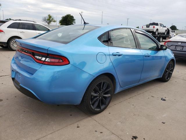 1C3CDFFA5GD817508 - 2016 DODGE DART SXT SPORT BLUE photo 3