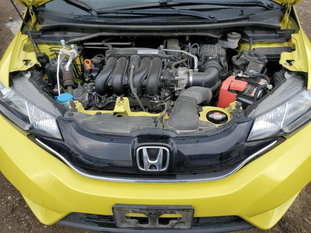 JHMGK5H91HS013881 - 2017 HONDA FIT EX YELLOW photo 11