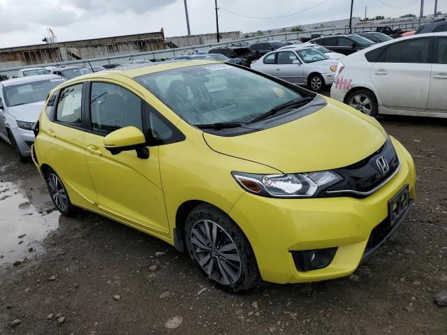 JHMGK5H91HS013881 - 2017 HONDA FIT EX YELLOW photo 4