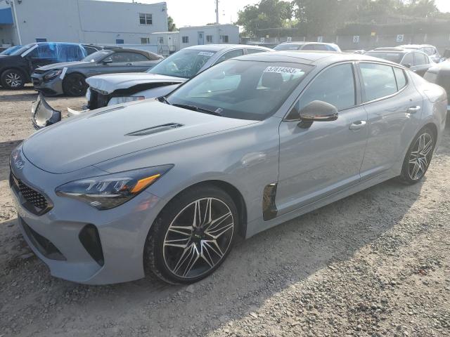 KNAE45LC3N6110751 - 2022 KIA STINGER GT1 SILVER photo 1