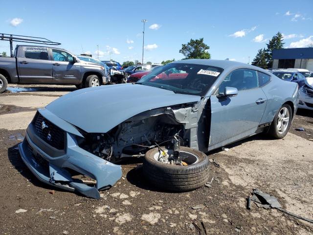 1FA6P8TH2R5100337 - 2024 FORD MUSTANG BLUE photo 1