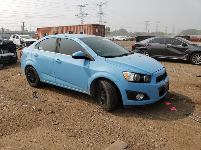 1G1JC5SH2E4167948 - 2014 CHEVROLET SONIC LT BLUE photo 4