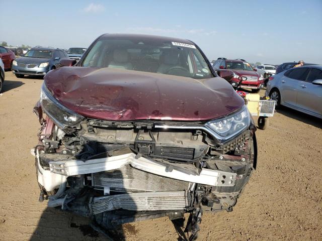 7FARW2H88JE018006 - 2018 HONDA CR-V EXL BURGUNDY photo 5