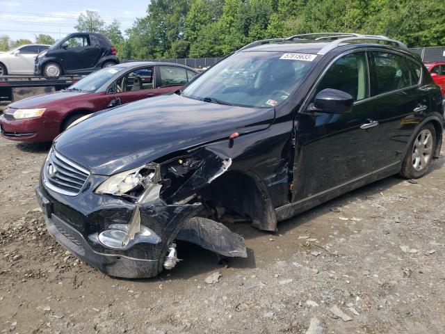 JNKAJ09F18M352886 - 2008 INFINITI EX35 BASE შავი ფოტო 1