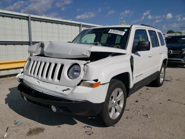 1C4NJRFB6DD234612 - 2013 JEEP PATRIOT LATITUDE WHITE photo 2