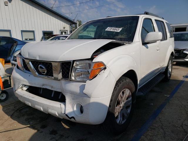 5N1AR18W56C607300 - 2006 NISSAN PATHFINDER LE WHITE photo 1