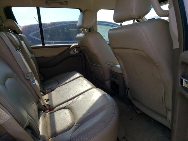 5N1AR18W56C607300 - 2006 NISSAN PATHFINDER LE WHITE photo 11