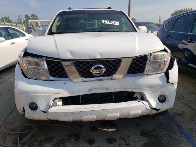 5N1AR18W56C607300 - 2006 NISSAN PATHFINDER LE WHITE photo 5