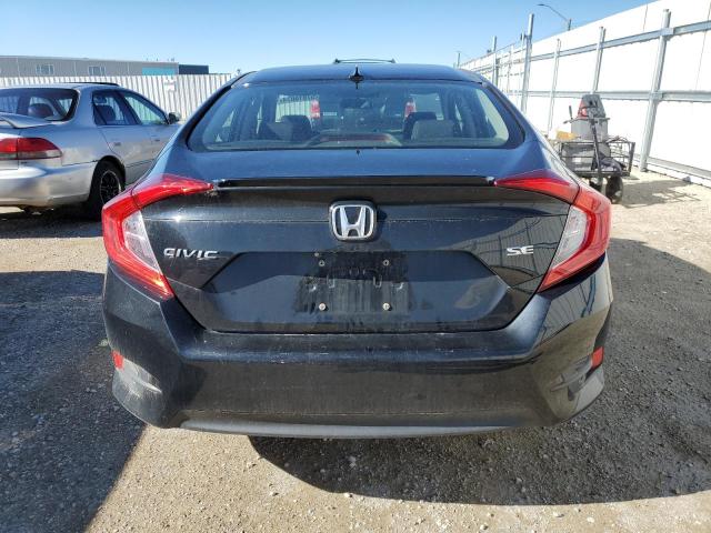 2HGFC2F66JH020051 - 2018 HONDA CIVIC LX BLACK photo 6