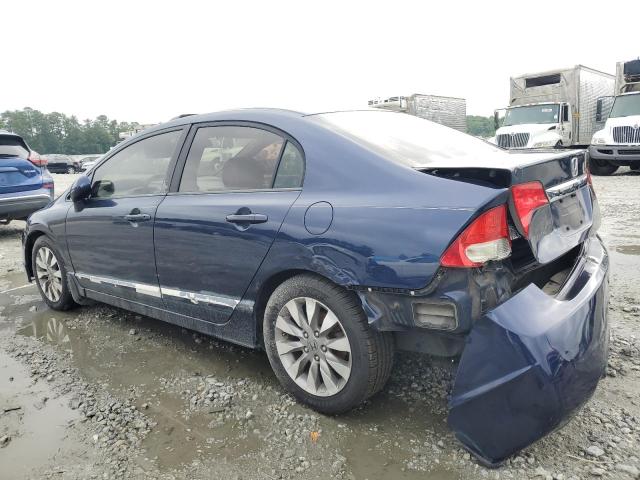 1HGFA16959L024553 - 2009 HONDA CIVIC EXL BLUE photo 2