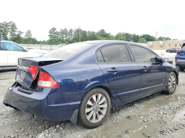 1HGFA16959L024553 - 2009 HONDA CIVIC EXL ლურჯი ფოტო 3