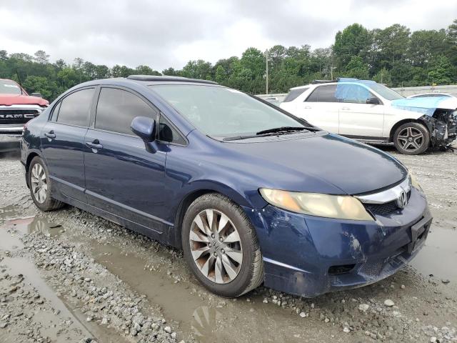 1HGFA16959L024553 - 2009 HONDA CIVIC EXL ლურჯი ფოტო 4