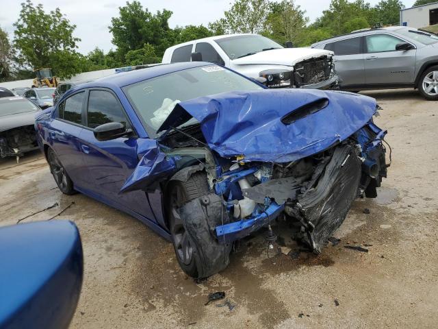 2C3CDXHG5KH684963 - 2019 DODGE CHARGER GT BLUE photo 4