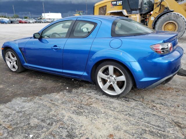 JM1FE17N650157803 - 2005 MAZDA RX8 BLUE photo 2