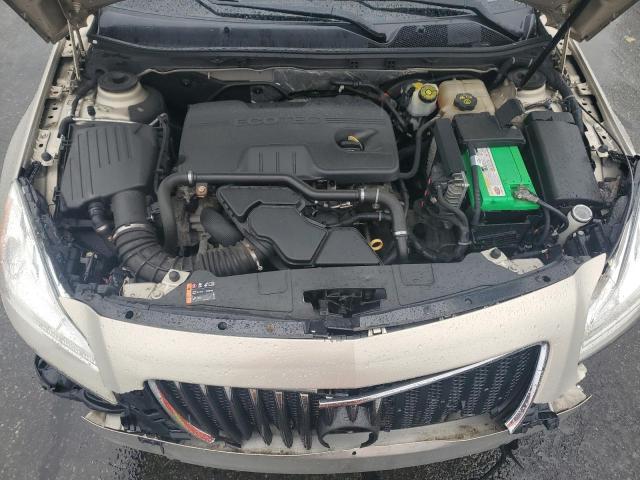2G4GR5EK6C9115784 - 2012 BUICK REGAL TAN photo 11
