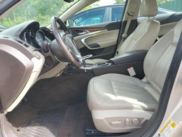 2G4GR5EK6C9115784 - 2012 BUICK REGAL TAN photo 7